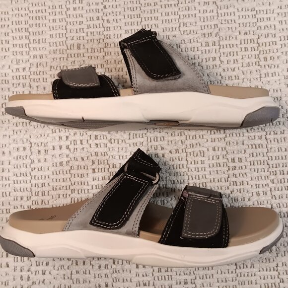 Earth Origins women's 'Vesper' adjustable suede slide comfort sandals sz 9 M - Picture 5 of 13
